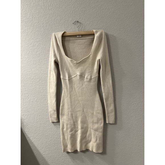 Abercrombie & Fitch Dresses & Skirts - Abercrombie & Fitch Elevated Knit Corset Midi Sweater Dress XST